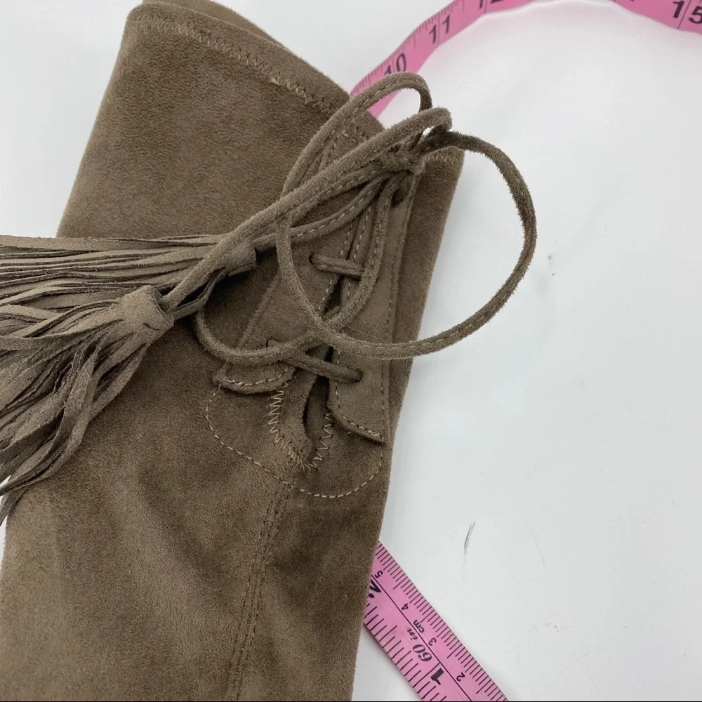 Marc Fisher Olympia OTK boots tassel lace 6